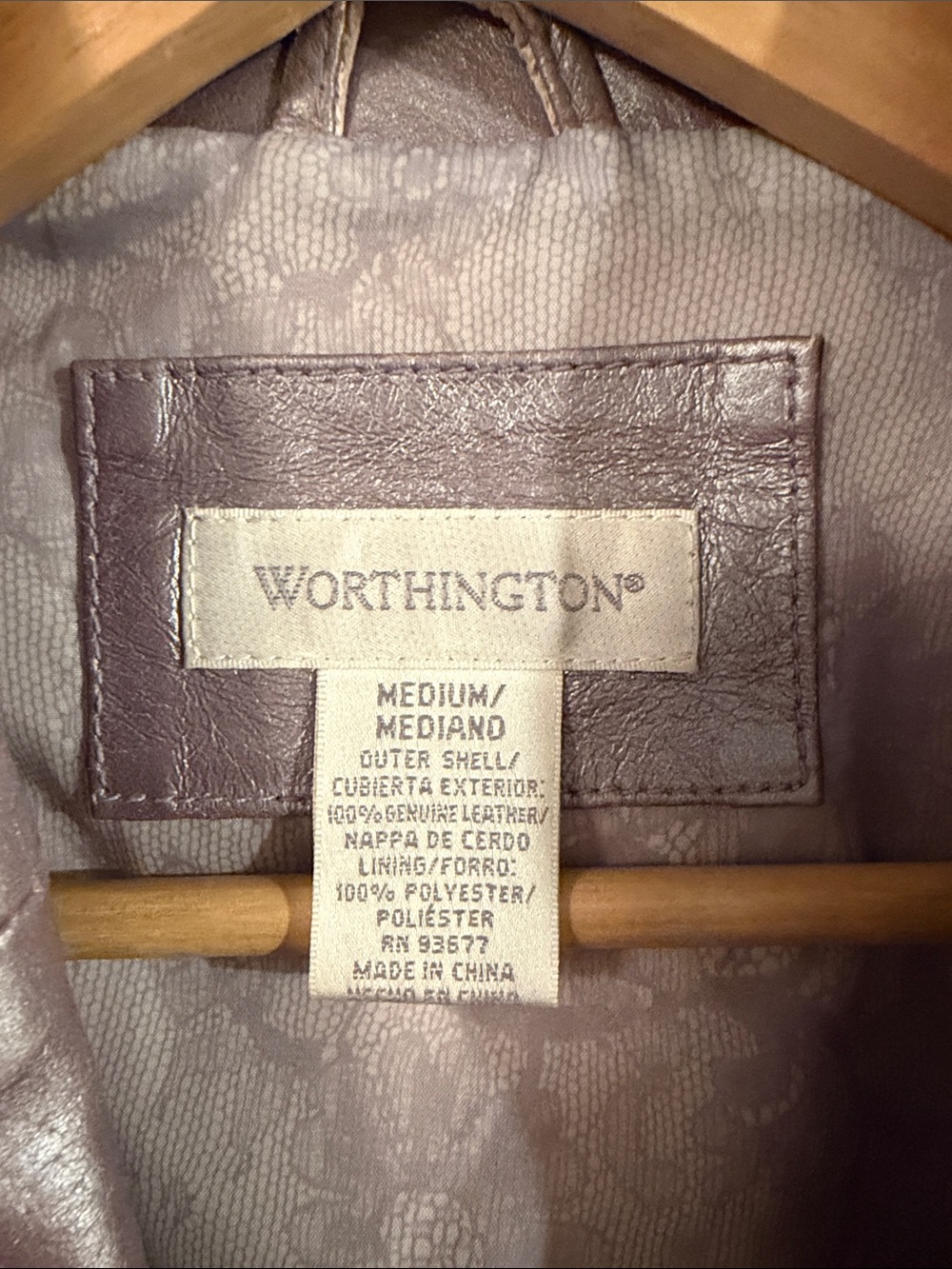 Worthing Metallic Genuine Leather Blazer - Picture 6 of 12